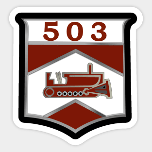 503rd Engineer Company (CSE) - DUI wo Txt X 300 Sticker